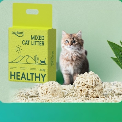 Toilet per gatti su misura Soia Kitty Litter Bagno per gatti Sabbia ad alta assorbimento