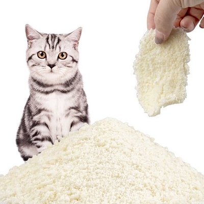 No Harmful Soy Pellet Cat Litter Odor Control Milk Scent  Tofu Cat Litter Bulk