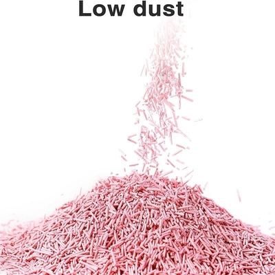 Buy 100 Natural Peach Cat Litter Dust Free High Absorbency Odor Control Tofu Clumping Cat Litter online manufacture