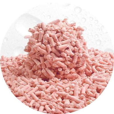 Buy Peach Tofu Kitty Litter  Hard Clumping Odor Control Flushable Cat Potty Sand online manufacture