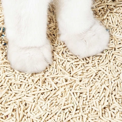 Buy 0.15cm Unscented Cat Litter  Easy Convenient Litter Box Maintenance White Tofu Litter online manufacture