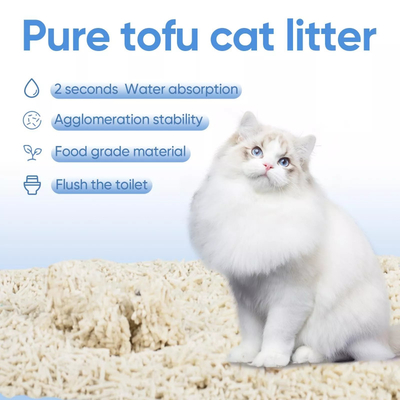 Buy Sustainable Tofu Cat Litter Deodorant Tofu Sand Litter BSCI MSDS online manufacture