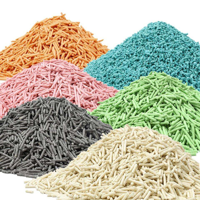 Buy Low Dust Tofu Natural Cat Litter Clumping Arena Para Gatos Colorful Tofu Cat Litter online manufacture