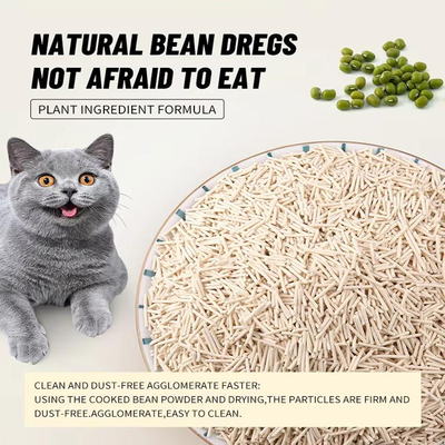 Buy Pet Products Natural Cat Litter 1.5mm Biodegradable Clumping Odor Control Tofu Sand Litter online manufacture