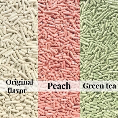 Buy OEM Colorful Scented Cat  Multi Scented Soy Kitty Litter Caked Tofu Cat Sand online manufacture