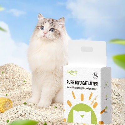 Buy Degradable Scented Cat Litter White Tea Scent Tofu Cat Litter Soya Cat Litter online manufacture