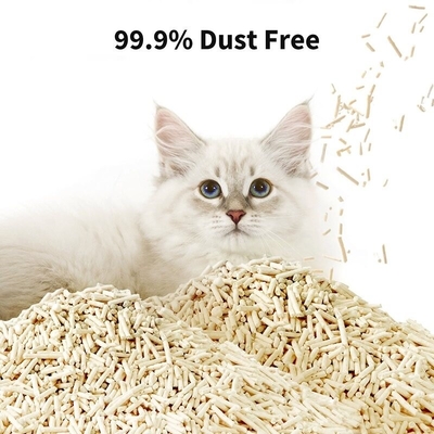 satın al Saf Kokulu Kedi Kumu Beyaz Gıda Sınıfı Doğal Bitkisel Elyaf Kedi Kumu Tofu online manufacture