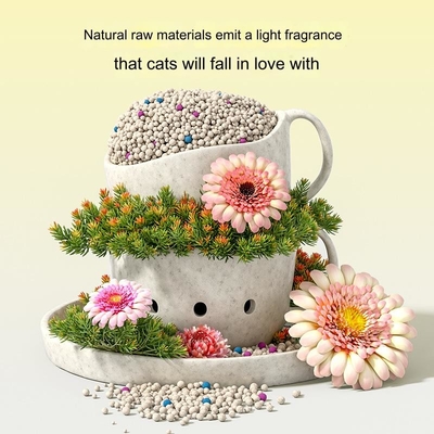 kopen Eco-vriendelijk Bentoniet Kattenvuil Huisdierenleveranciers Stofvrij Bulk Ball Shape Clumping online manufacture