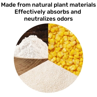 Buy High Absorption White Cassava Cat Litter With Deodorant Natural Ingredients Soy Kitty Litter online manufacture