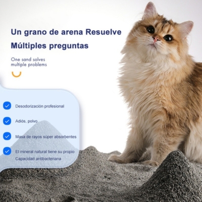 Buy Fast Agglomerating Mineral Cat Litter Natural Sodium Based Ore Litter online manufacture