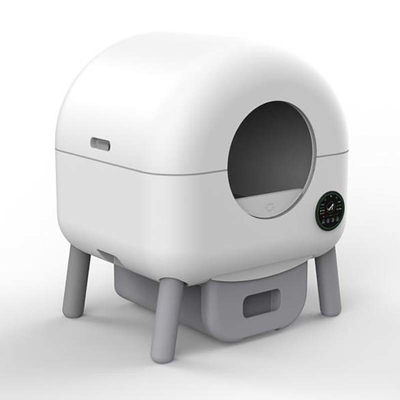 Buy 665mm 76L Automatic Pet Litter Box Self Cleaning Customizable Auto Kitty Litter Box online manufacture