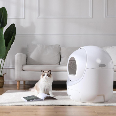 Buy ROHS Automatic Pet Litter Box 670mm Multiple Sensors Smart  Auto Clean Cat Litter Box online manufacture