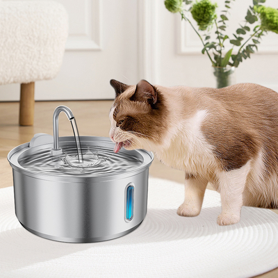 Buy Stainless Steel Smart Water Dispenser  Drinking Fountain Bowl 4L For Cats And Dogs online manufacture