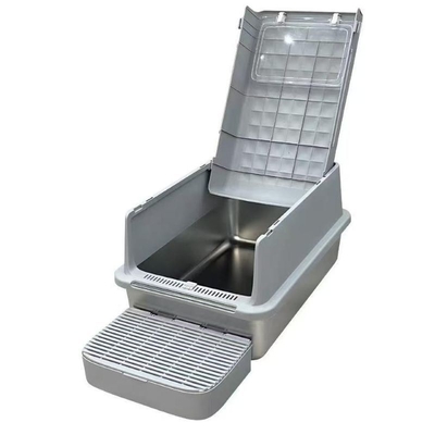 Buy Stainless Steel Cat Litter Box Smell Proof Litter Pan Sandbox 60 X 39 X 40 Cm online manufacture