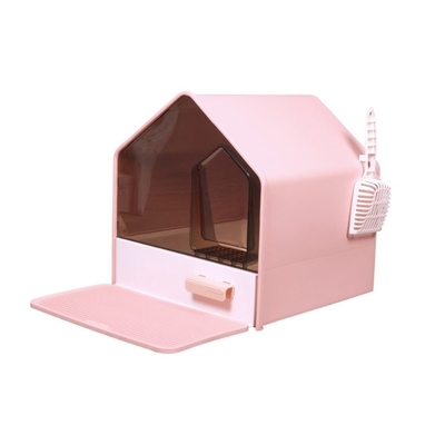 Buy Odor Proof Modern Kitty Litter Box Splash Proof Oversized Litter Box online manufacture