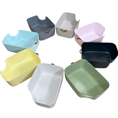 Buy Nonstick Bottom Large Open Litter Box Black Yellow High Sided Open Litter Box online manufacture