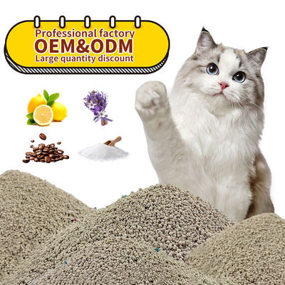 Buy Free Samples Arena Para Gatos Strong MSDS Certificate Clumping Bentonite Cat Litter Sand online manufacture